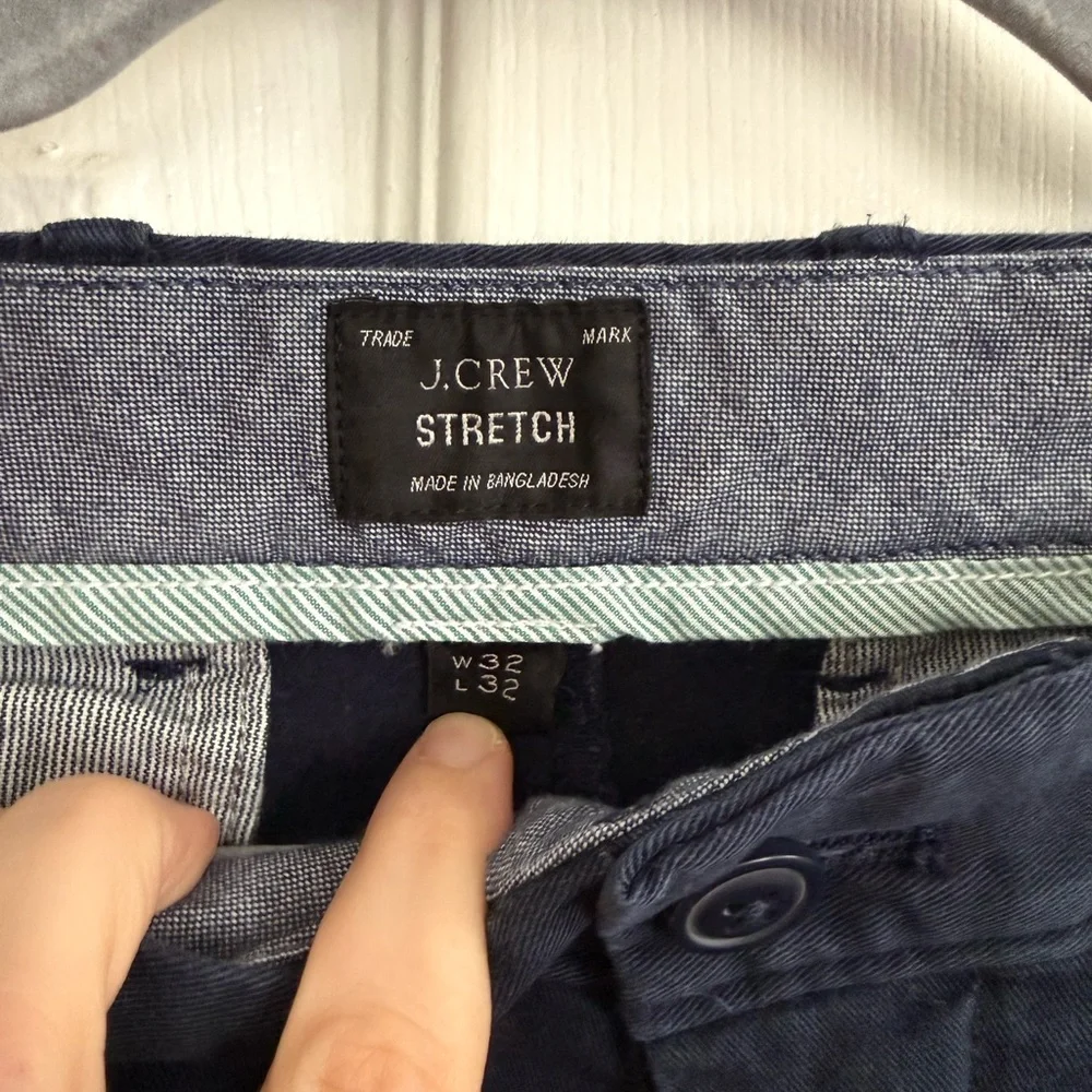 J. Crew Men's Navy Chinos